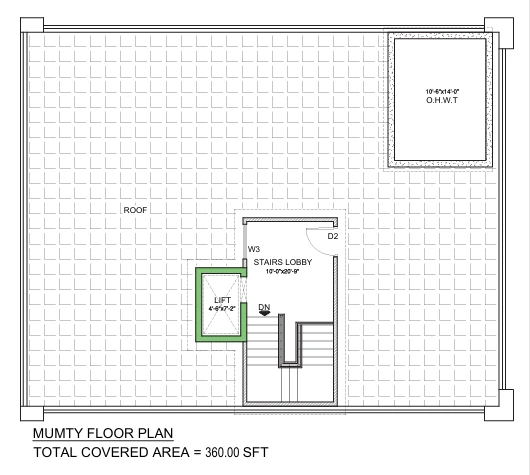Roof / Mumty Plan