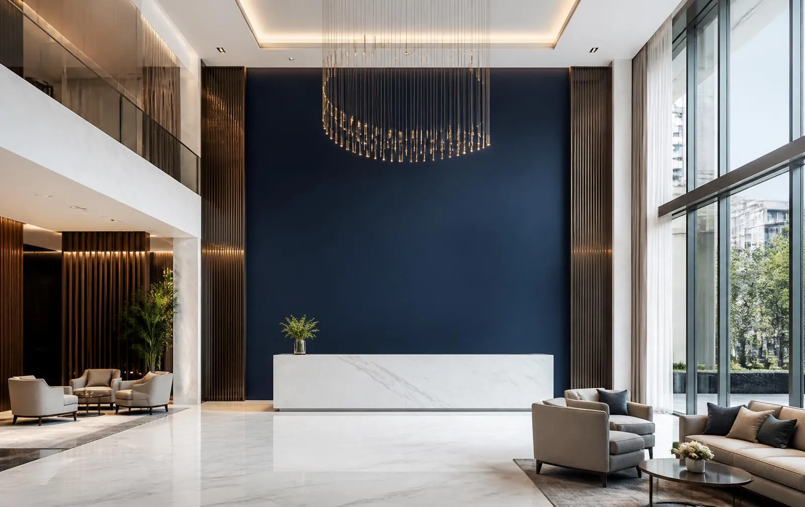 Grand entrance lobby